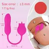 Massager zabawek seksu potężny Rose Toys Silikon wibrator żeńska doustna łechtaczka do lizania języka dildo paste jajko dorosły dla kobiet282G8309199