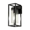 Lampada da parete American Rural Industry Retro Iron Glass Box Restaurant Creative Bar Corridoio Loft