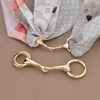 Pins Brooches jackstraw scarf Woggle highgrade chain scarves buckle bit mouth belt three round silk accessories jewelry ring 221115656222