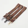 Väska delar tillbehör leopardband kvinnor axel messenger s diy justerbar del kvinnlig handväska 221116