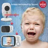 IP -kameror 3,2 tum trådlös videofärg Baby Monitor Hög upplösning Nanny Security Camera Night Vision Temperaturövervakning 221117