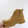 مصمم طفل فاخر Matin Boots Shoes Baby Winter Warm Warm Toddler Boys Ongle Baby zip Leather Solid Soling Soft Soft Recied Most Keep Christmas Boot 27-38