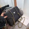 Portemonnees geborduurde draad dames grote tas nieuwe ketting sling een schoudercapaciteit messenger