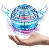 Magic Balls Flying Ball Toys Orb Handgesteuerte Zappelspinner mit RGB-Lichtern Mini-Drohnen Boomerang Neba Hoverball Spielzeug sicher für O Ammtd