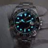 Good Clean Super Factory Mens Watches Black Blue Ceramic Bezel Classic 40mm Men Cal.3186 Automatic Movement 126710 Watch 904L Steel Sapphire Wristwatches Luminous