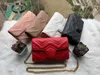 Najwyższej jakości kobiety łańcuchowe torby na ramię Crossbody Lady Tourse Messenger Bag Designer torebki Portfelki