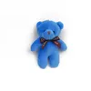 Pośrodek 12 cm Pluszowy wisiorek dla dzieci DIY Town Bear Wiselanty Miłośnicy Schodźce Zwierzęta Rysunek urodzinowy prezent dla lalki