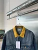 Duyou Mens Jackets V-formad Trucker Jacket i Union Wash Denim Classic Washed Shirts High-End Fashion for Men Women Coat Tops 851091
