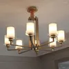 Lampy wiszące nowoczesne kreatywne żyrandole okrągłe luksusowe oświetlenie korytarz wewnętrzny salon estetyczny lampadari nordycka dekoracja