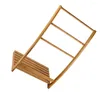 Hangers Bamboo Floor Clotheshorse Indoor Clothes Dryer Rack Towels Hanging And Wood Stable Ground Hanger