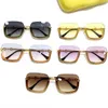 Catwalk fashion sunglasses G1329 frame lens Crystal trim avant-garde design outdoor uv400 protective lens