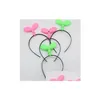 Other Festive Party Supplies Glowing Led Light Up Sapling Headband Cute Kids Women Christmas Birthday Festive Party Hair Sticks Ra Dhi4S