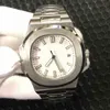 Mens Superclone 3K 5711 Otomatik 8mm CAL324C Montree De Luxe Saatler Su Geçirmez Tarih İzle Gümüş kayış mavi paslanmaz mekanik orologio di lusso kol saati üro