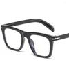 Sonnenbrille 2022 Klassische Herren-Quadrat-Lesebrille Modemarke Designer Klare Linse Presbyopie Vergrößerung Anti-Blaulicht 0-6,0