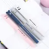 4pcs/conjunto apagável caneta gel recarreta Rod Handle Washable Magic para ferramentas de escrita escolar Kawaii Stationery