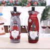 Juldekoration Santa Claus Wine Bottle Cover Christmas Ornaments Gott nytt år Xmas Navidad Decor SN2448