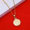 Pendant Necklaces Fashion Heart Pendants Chokers Women Gold Color African Jewelry Accessory Gifts