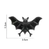 Party Favor Halloween Bat Rings Plastic Party Favors Devil Costume Accessories Jewelry Creepy Themed Festive Decor Black Purple Oran Dhfov