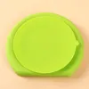 Plates Baby Dishes Children's Creative Section Smiling Silicone Plate With Suction Cup Strong Sticky Divided