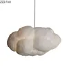Figurki dekoracyjne światła chmur wiszące Ozdoby Bawełniane chmury lampy rzemieślni
