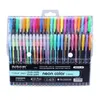 1 0 мм Zuixua 48 Colors Gel Pens Set Color Color для взрослых книг по раскраске блеск металлических ручек для детей рисовать Diy A Pen Art Marker20341777719