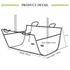 개 카시트 커버 1pc 방수 커버 다기능 애완 동물 여행 캐리어 해먹 보호기 매트