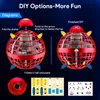 Bolas mágicas Flying Orb Ball juguete con luz 2022 mejorado Hover Hand Control Spinner Mini Drone Boomerang regalo de cumpleaños para 6 7 8 Am09I