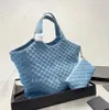 Icare Maxi Bag Designer Bag Beg Bag Tote Bags 큰 핸드백 부착 럭셔리 크로스 바디 쇼핑 비치 동전 지갑 토트 어깨 진정한 가죽 2 크기