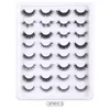 Multilayer Thick Curly False Eyelashes Naturally Soft and Delicate Handmade Reusable 3D Mink Fake Lashes Messy Crisscross Full Strip Eyelashes Extensions DHL