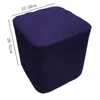 Chair Covers Footstool Cover Elastic Thick Waffle Square Column Ottoman Slipcover Soft Rectangle Shape Sofa Foot Stool Seat