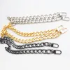 Bag Parts Accessories Thick Aluminum Chain For s Replacement Purse Shoulder Crossbody Strap DIY 3060100cm Cluth Small Handbag Handle 221116