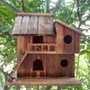 Cage à oiseaux en bois, support d'ornement, mangeoire en bois pour canari d'extérieur, grande maison, nid de perroquet, Nidos Para Pajaros, accessoires DL6NL