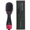 selling One Step Hair Dryer Brush Volumizer Ionic Blow Dryer Brush Electric Air Brush 2 In 1 Hair Curler Iron Hair Tool3455