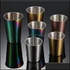 Tumblers 230Ml Tumblers 304 Stainless Steel Drinking Cups Metal Cup For Kids And Adts Beer Mug Drop Delivery Home Garden Kitchen Din Dh1X7