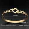 Bangle Fashion Acero inoxidable Amor interminable Pulsera de cadena infinita Forma de la ciruela Damas Damas Jewelr