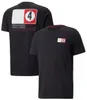 Formel-1-Kurzarm-T-Shirt nach der Saison, Team-Arbeitskleidung, Rennanzug, Rundhals-T-Shirt, individuelle Übergröße