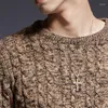 Men's Sweaters 2022 Fashion Brand Man Pullovers O-Neck Slim Fit Jumpers Knitwear Thick Autumn Korean Style Casual Mens Clothes