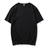 Men's T Shirts Combed Cotton Short Sleeve Crewneck Blank T-shirt Solid Color Bottoming Shirt Advertising