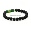 Casais com contas de pulseira estilos de pulseira de atacado 5set/lote 8mm Matte Agate Whivy Stone com contas de fogo Bracelets de distância para amantes DHCJB