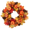 Fleurs décoratives Halloween Guirlande Artificielle Réaliste Durable Simulation Citrouille Berry Décoration Prop Pour Intérieur Extérieur