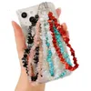 1PC Cell Phone Straps Charms Trendy Stone Pearl Beads Mobile Chain Women Girls Cellphone Strap Anti-Lost Lanyard Hanging Cord Jewelry Bracelet Keychain