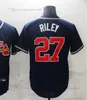 Maillots de baseball vierges, 24 Deion Sanders, 27 Austin Riley, 44 Hank Aaron, nouvelle collection 2022