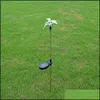 Garden Decorations Solar Energy Butterfly Lamp Led Lawn Path Backyard Night Light For Garden Wedding Decorations Colorf Novelty 8 8W Dh8Yt