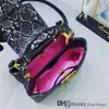 Sacs fourre-tout de concepteur de luxe femme sac à main en cuir en cuir couvercle flip ouvert et fermer la poignée de peau python bacs bacs de grande capacité v épaule bac à bandoulière