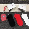 Nouvelles chaussettes de lettre de broderie de mode européenne et américaine 3 paires de chaussettes solides en coton de sport pour hommes et femmes chaussettes basses