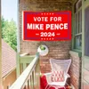 Mike Pence 2024 Flag 3x5 ft Voto per bandiera repubblicana rossa uomo frat muro di decorazioni per esterni con 2 ananelli di ottone