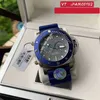 AAAAA VSWatches 011 Pam982 Montre Luxe 47mm 316l Cassa in metallo Rotary Orologio in ceramica blu Anello Cinturino in gomma Smart