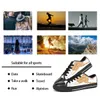 men women DIY custom shoes low top Canvas Skateboard sneakers triple black customization UV printing sports sneakers kele244