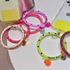 1PC Cell Phone Straps Charms Mobile Lanyard Portable Liquid Silicone Bracelet Buckle Wrist Strap Rope Hanging Chain Soft Anti-lost with Clip