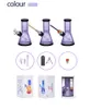 Classical Beaker Glass Bong 8inch Frosted Mini Dab Rig Bongs 7mm Thickness With Box Packing For Wholesale